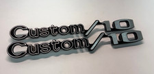 Emblem Custom Billet Front Fender Custom10 Custom10 C10 K10 Truck 1967-1972