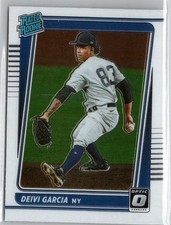2021 Panini Donruss Optic - Rated Rookie Deivi Garcia #54 (RC)