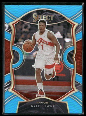 Kyle Lowry 2020-21 Panini Select Light Blue Prizms /299 #26 Toronto Raptors