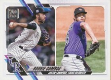 2021 Topps Update #US141 Lucas Gilbreath/Justin Lawrence RC - Rookie Ca ID:35185