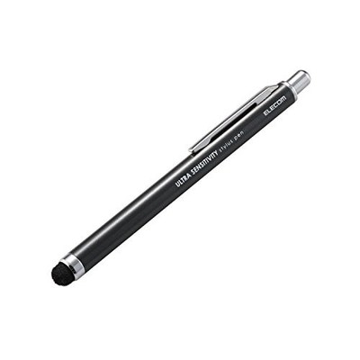 ELECOM Touch Pen Ultrahochempfindlicher Typ Einziehbar [Kompatibel mit iPhone