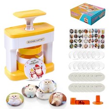 Button Maker Machine, 55mm 2.16 inch Pin Badge Maker Machine, DIY Badge Punc...