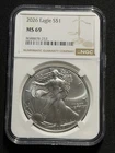 2026 $1 American Silver Eagle NGC MS69 Brown Label!!!!!!