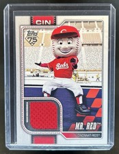 2026 Topps Mr. Red Mascots Jersey #MAS-MRR Reds
