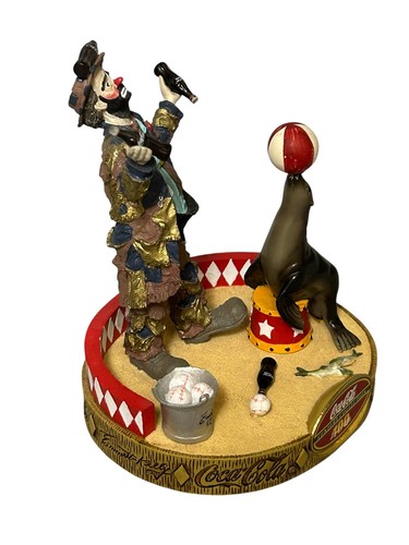 Emmett Kelly 1998 REFRESHES YOU BEST CENTURY EDITION Clown Seal Coca Cola - Picture 2 of 8