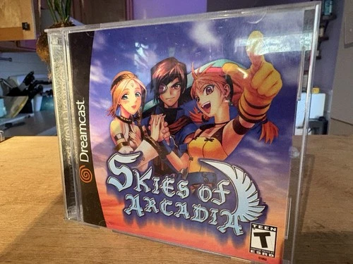 Skies of Arcadia Dreamcast Game 2000  Dreamcast (DAMAGED SEE DESCRIPTION)
