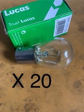 LUCAS 382 BULB 12v 21w - Indicator - Fog - Reverse - Brake - x 20 Bulbs LLB382 