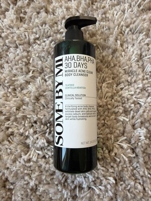 SOMEBYMI AHA BHA PHA 30 Days Miracle Acne Clear Body Cleanser 14.10oz No Box. 