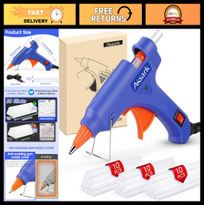 Hot Glue Gun Kit with 30 Glue Sticks, Fast Preheating, High Temp for DIY Crafts 0.57 per gallon