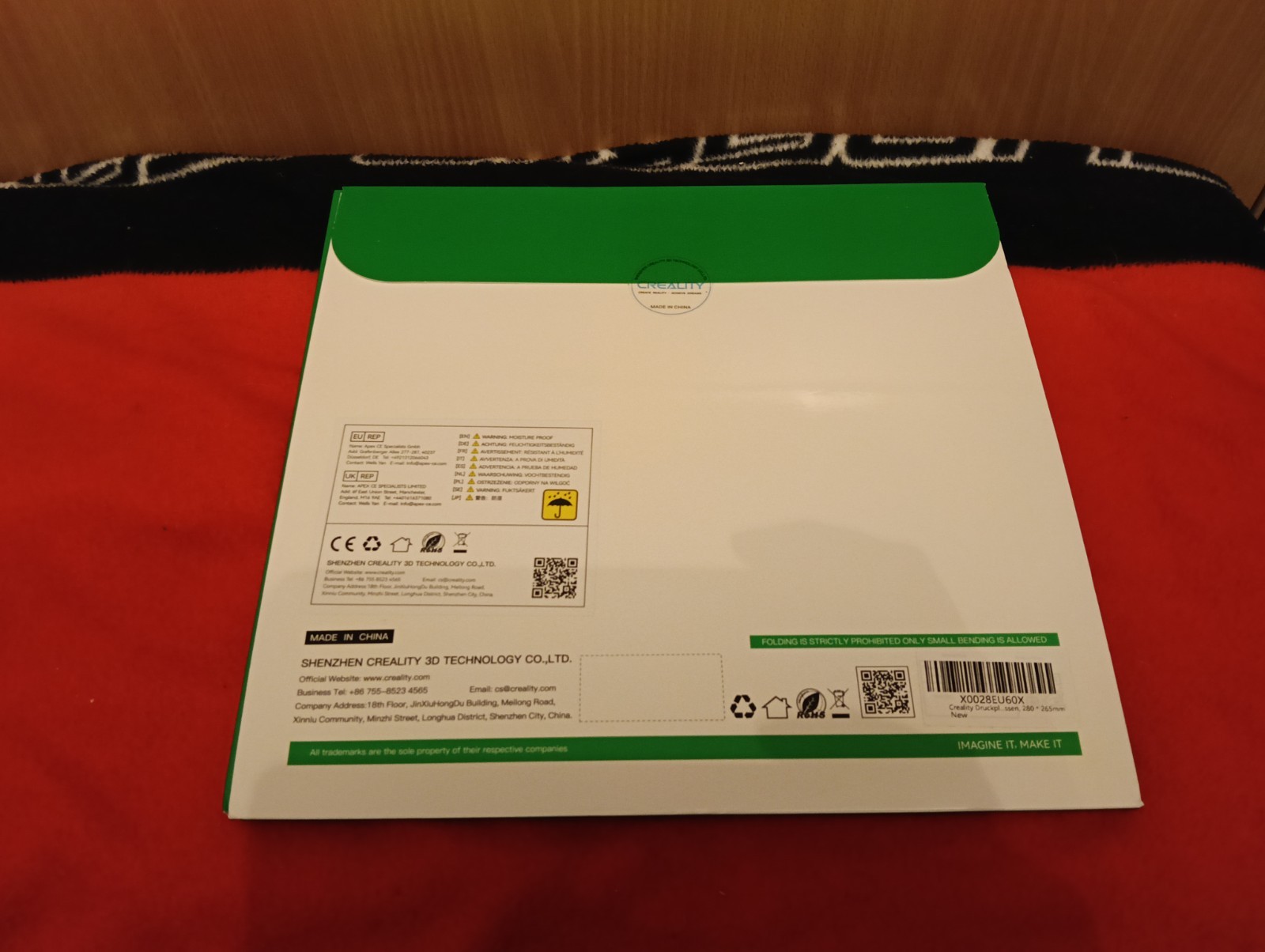 Creality Druckplatte 280x265 3D Drucker HI PEI Build Plate 3D Drucker - Bild 2