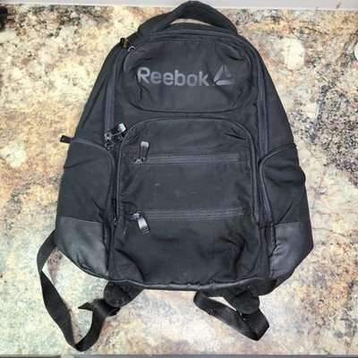 Reebok N SZ Unisex Trainer Backpack Black Water Resistant 19.5 w Laptop Pocket