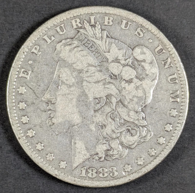 1883 Morgan Silver Dollar $1 US Mint Coin 90% Silver Philadelphia US Type Coin