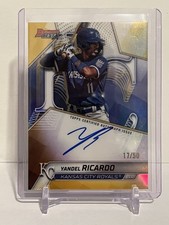 2025 Bowman’s Best Yandel Ricardo Best Of 2025 Auto Gold /50