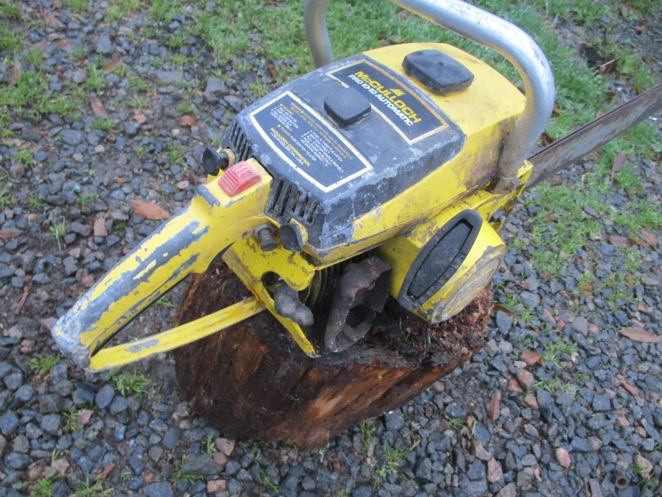 Ancien Tronconneuse de Collection McCulloch 10-10 Automatic  Pas Stihl, REXO - Photo 3/4