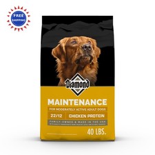 Dog Food Dry Adult Diamond Maintenance 22/12 Moderately Active 40 Pound Dogs 1.37 per pound