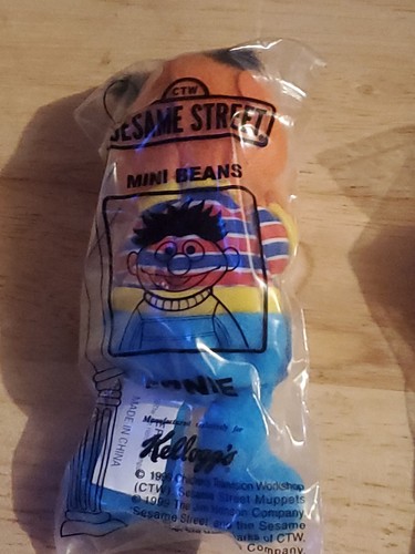 Mini frijoles Sesame Street 1999 Kellogg's Twiddlebug Bert Ernie Duck lote de 4 - Imagen 3 de 9