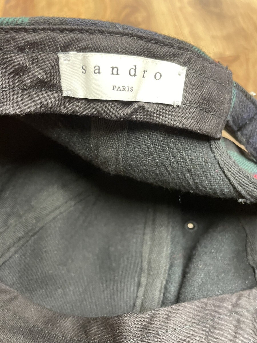 Sandro Paris Green Plaid Baseball Hat | eBay display picture 2