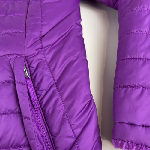 North Face Girl’s Shasta Reversible Full-Zip Jacket Size XL Purple VGC - Picture 11 of 18