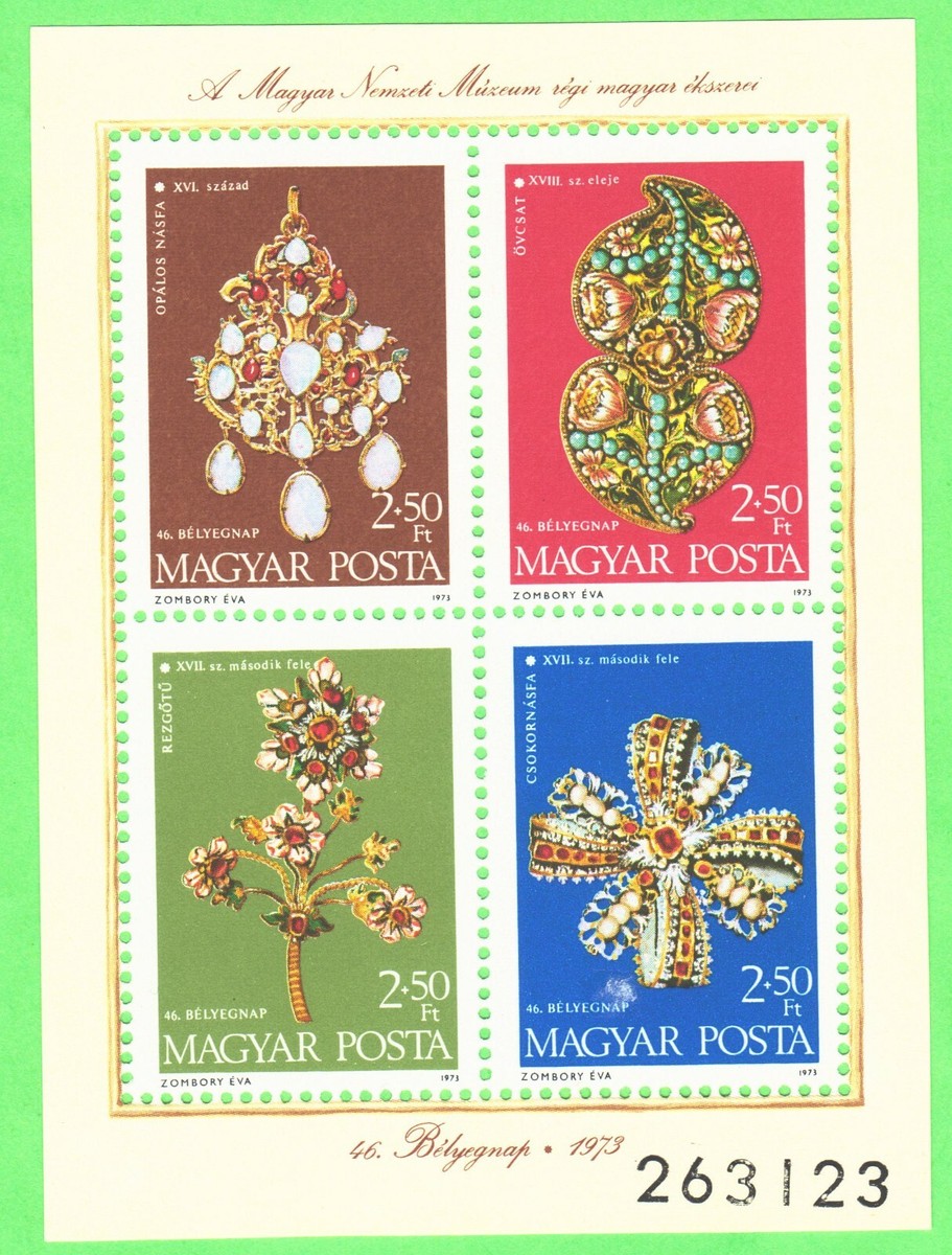 Hungary 1973 Stamp Day S/S MNH | eBay
