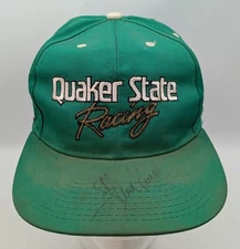 Steve Kinser AUTOGRAPHED Quaker State Racing #26 NASCAR Snapback Hat