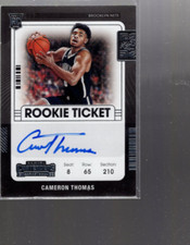 Cameron Thomas [Variation Autograph 75th Anniversary] #127 Prices