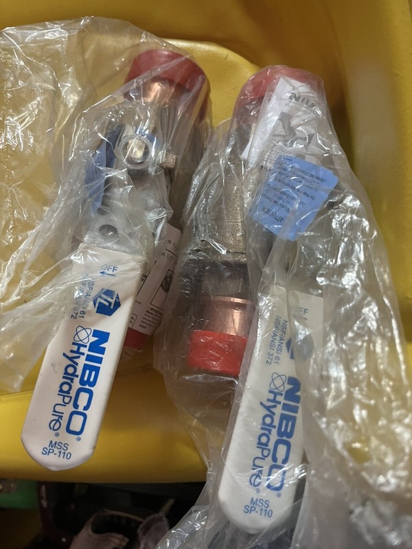 Nibco 2” Bronze Ball Valve Full Port Press, 2” P X P Lead Free Lot Of 2