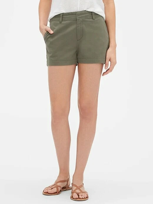 Gap khaki hotsell shorts womens