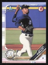 2019 Bowman Draft ANTOINE KELLY 1st Year Baseball card MILWAUKEE BREWERS #36