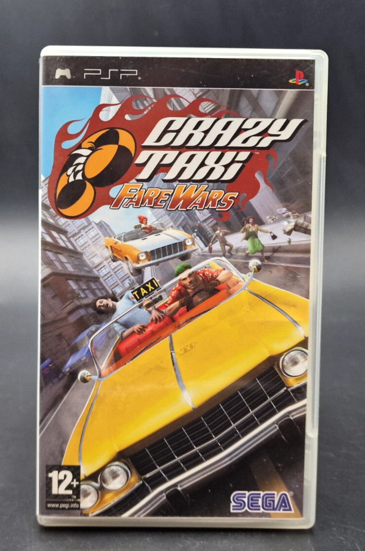 Crazy Taxi Fare Wars - Sony Playstation Portable PSP - Complet CIB - PAL
