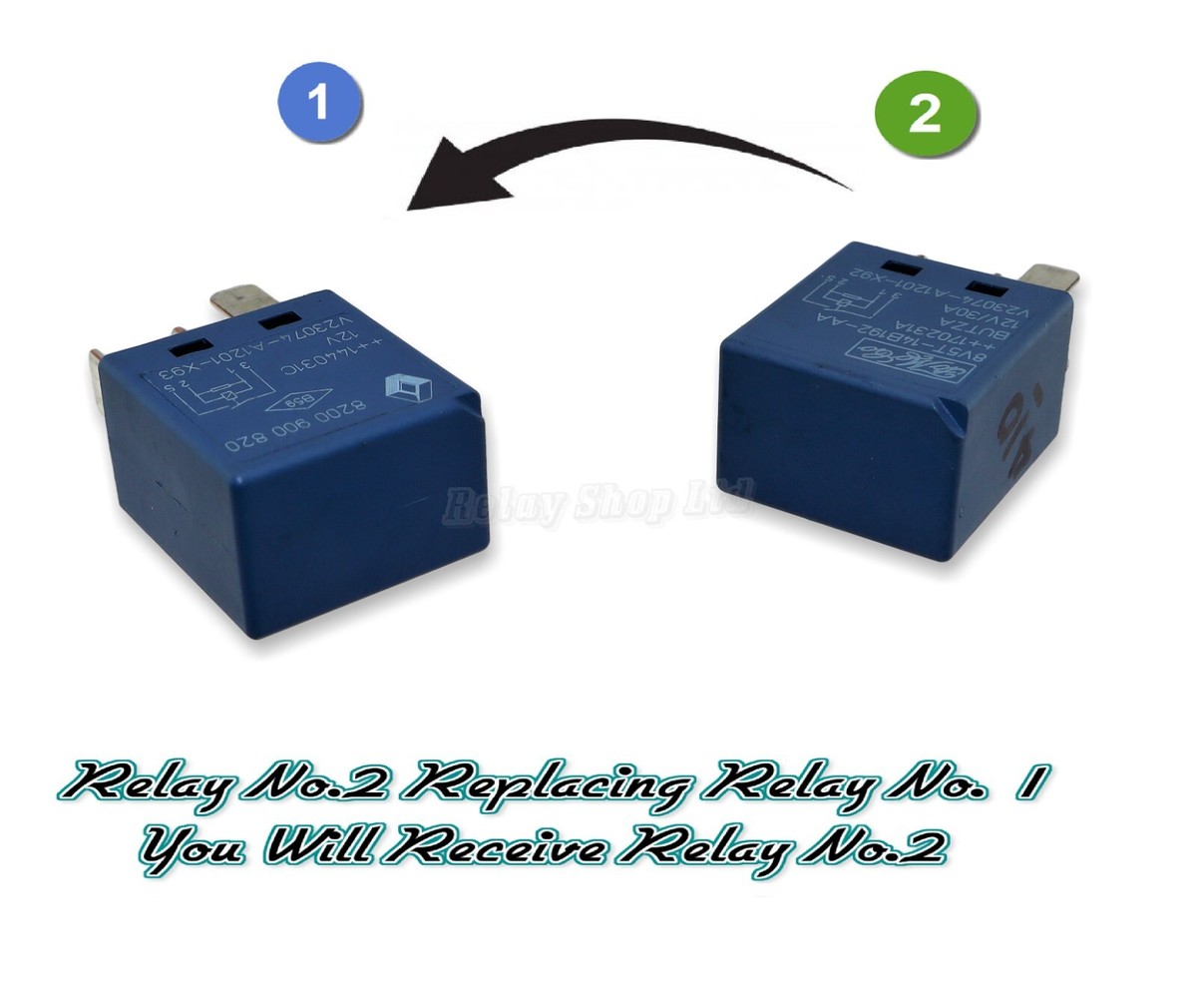 Renault 08-18 4-Pin (Replacement) Relay 8200900820 Tyco V23074 