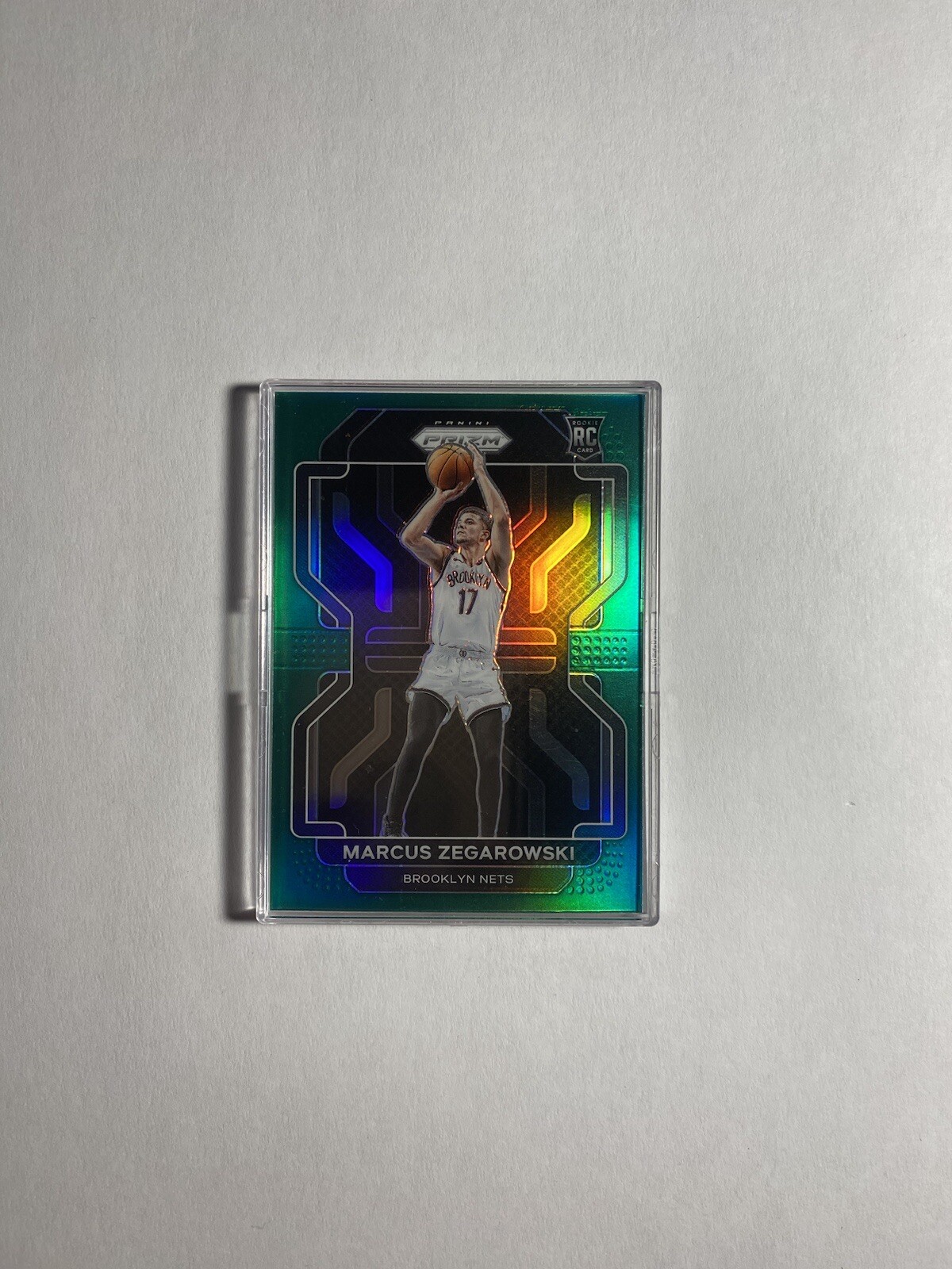 2021-22 Marcus Zegarowski Panini Prizm Green Prizm RC #300