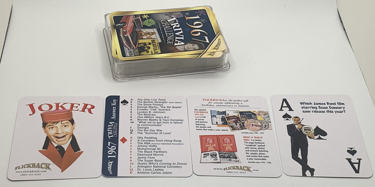 Playing Card Facts File Historical Facts Playing Cards Flickback 1967 Trivia Playing Cards ...