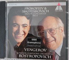 Violin Concertos by Prokofiev; Shostakovich 1994, Teldec 4509-92256-2 Vengerov