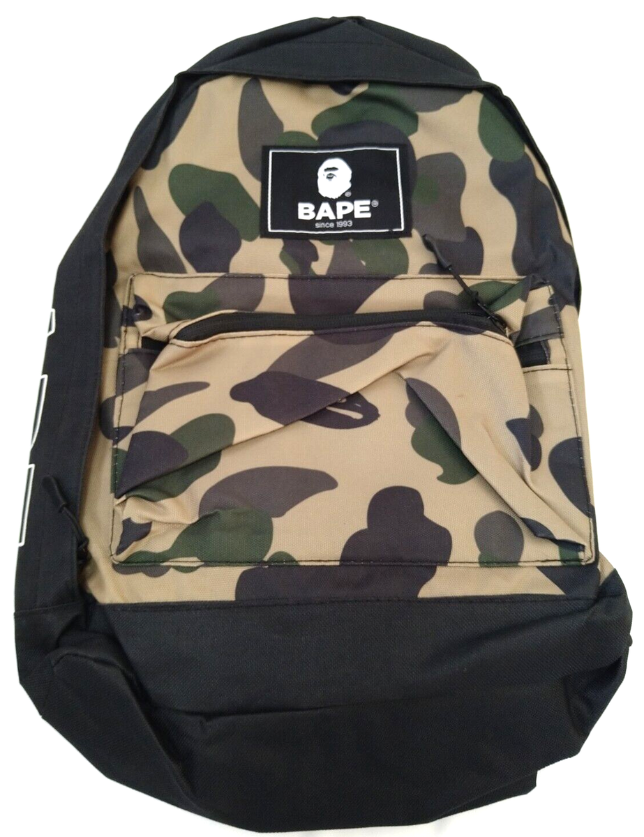 A Bathing Ape Camo Backpack Daypack 2021 Summer collection Mag