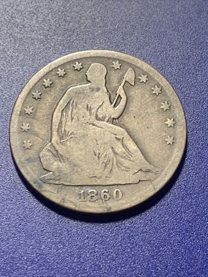 1860 S Seated Liberty Half Dollar | eBay