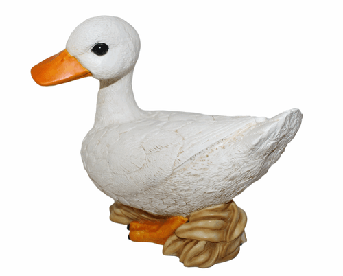 Decorative Figurine Goose Animal Figures White Gänsefiguren Collection Castagna - Picture 8 of 8