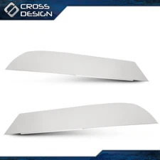 2Pcs Stainless 8" Chopped Window Trim Fit for 2013+ Kenworth T680/T880 