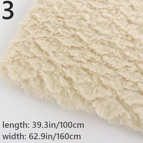 Kunstfell Stoff Tuch Flauschig Fell Plüsch Spielzeug Decke Kostüm DIY Stoff 1M - Bild 13 von 16