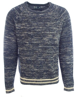 Freeman T Porter Herren Pullover blau beige meliert Rescue