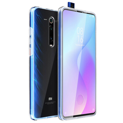 360° Case for Xiaomi Mi 9T / 9T Pro Flexible Front & Rigid Back   Transparent