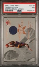 2004 Ultra WNBA Scoring Stars Jersey Tamecka Dixon PSA 7 Kansas Jayhawks