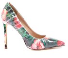 High Heel Pointed Toe 4.75 in Stiletto Women's Pumps Floral US 11 (207) — photo 3