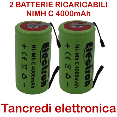 4 Piles Rechargeables NiMh 4/5 SC 1,2 V 2 000 MAh 22 X 33 Mm SubC à - Foto 5