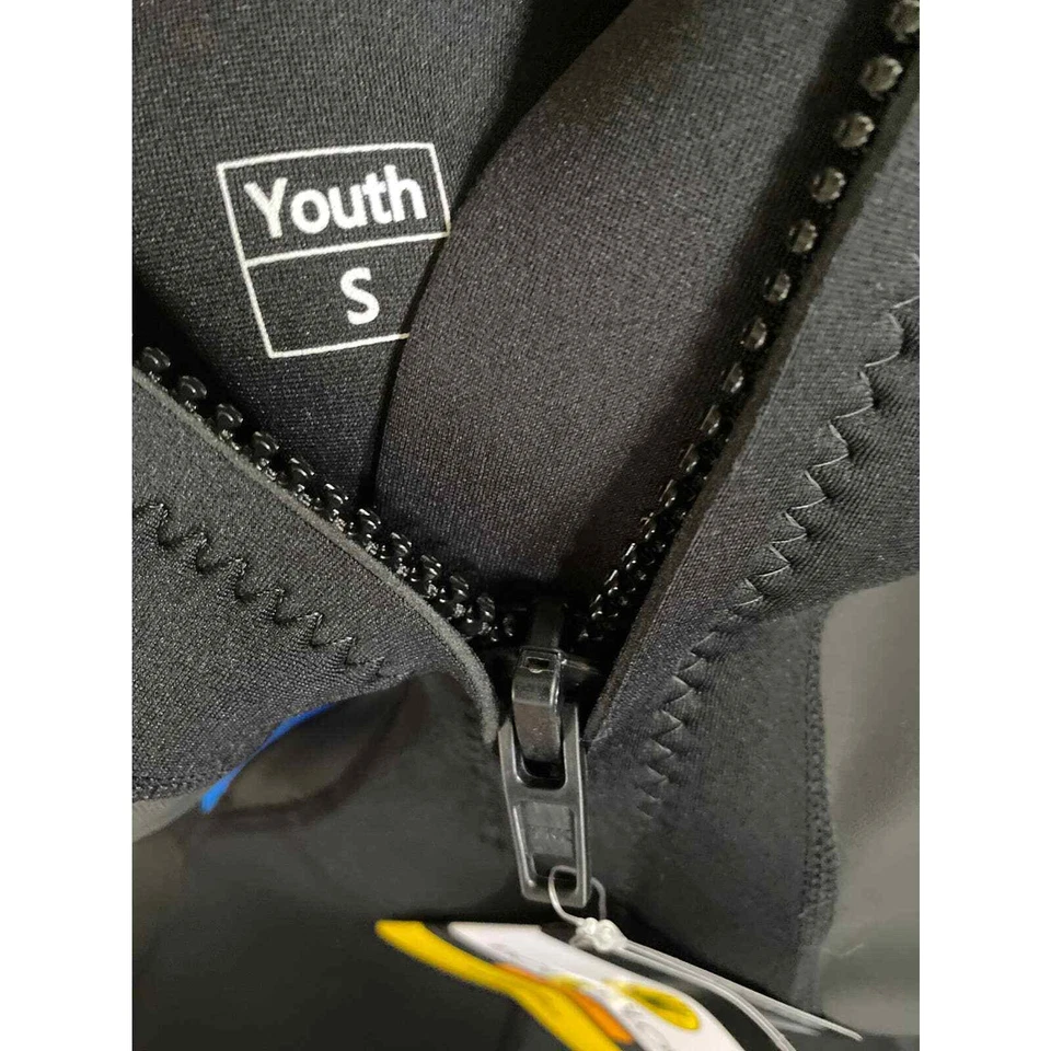 Nuevo Body Glove Juvenil Pequeño Springsuit con Etiquetas - Negro y Azul  Foto 4 de 4