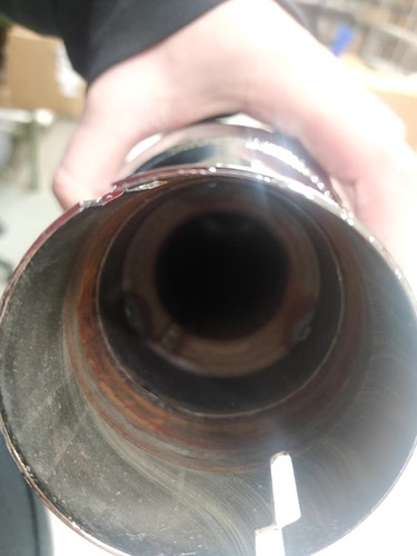 GENUINE HARLEY DAVIDSON Chrome RH Dom Muffler 64900236A - Picture 4 of 6