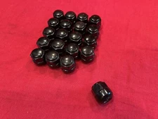 20 GENUINE HONDA PILOT ODYSSEY ACURA BLACK CHROME WHEEL LUG NUT LOCKS 14X1.5