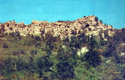 Cumberland Maryland Lover's Leap Will's Creek High Crag Solid Rock Postcard