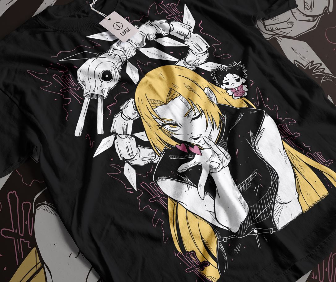 Yuki Tsukumo T-shirt kenjaku Choso jujutsu kaisen Horror Anime