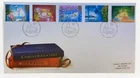 1987 Christmas Stamps GB FDC with Insert & Bethlehem Llandeillo Postmark