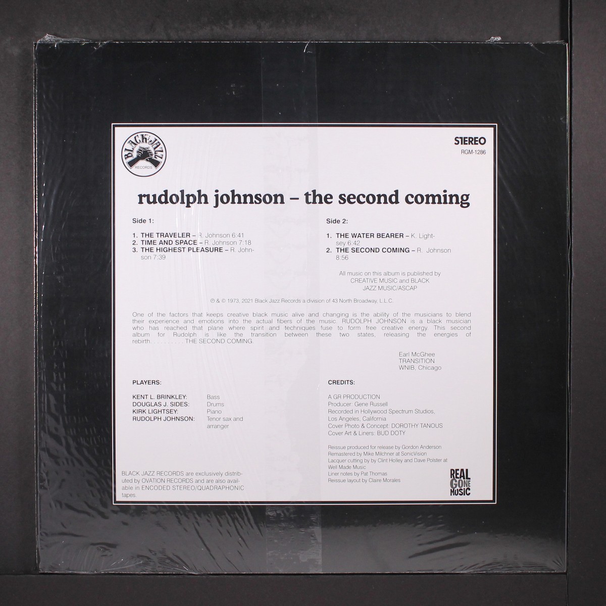Rudolph Johnson / The Second Coming【12&quot;】 Rudolph Johnson The Second Coming (Remastered Edition) CD